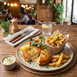 Menu Cordon bleu Frite maison