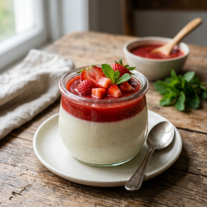 Panna cotta Fraises