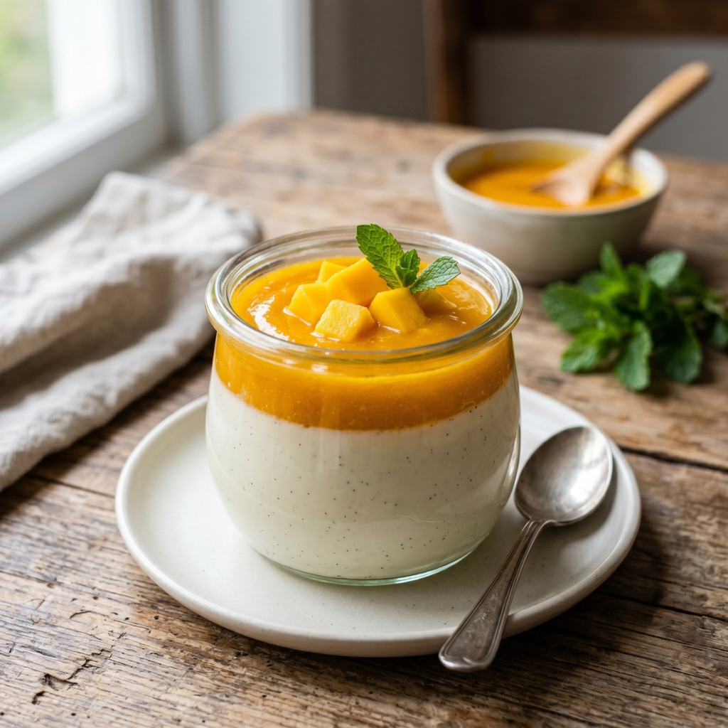 Pannacotta mangue