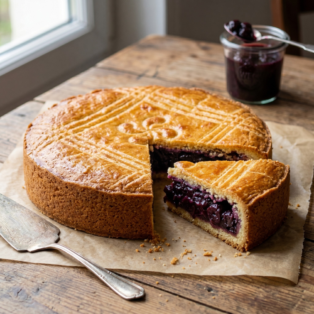 Gateau basque à la cerise Gateau basque à la cerise